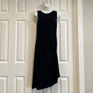 NWT Michael Kors Navy Blue Ruched Dress 8